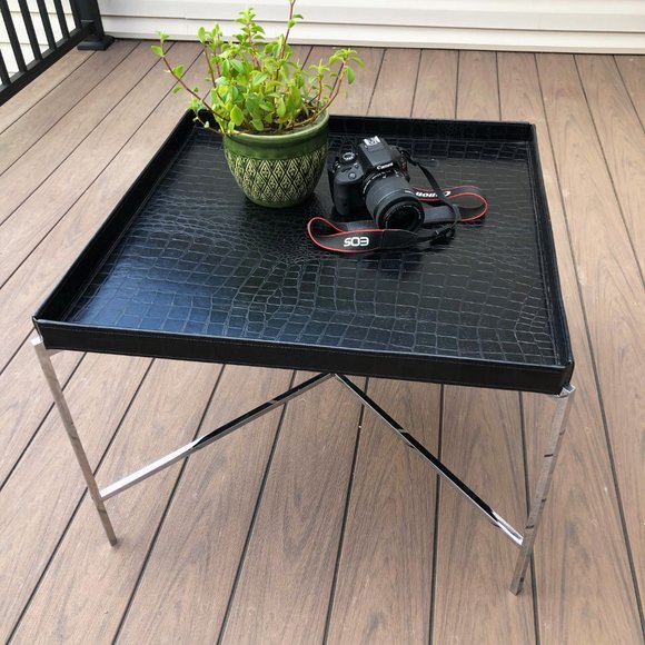 Fendi Rare Alligator Coffee Table - Picture 2 of 12